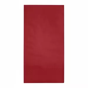 Serviette 40x40cm. 3 couches 1/8 bordeaux (12)